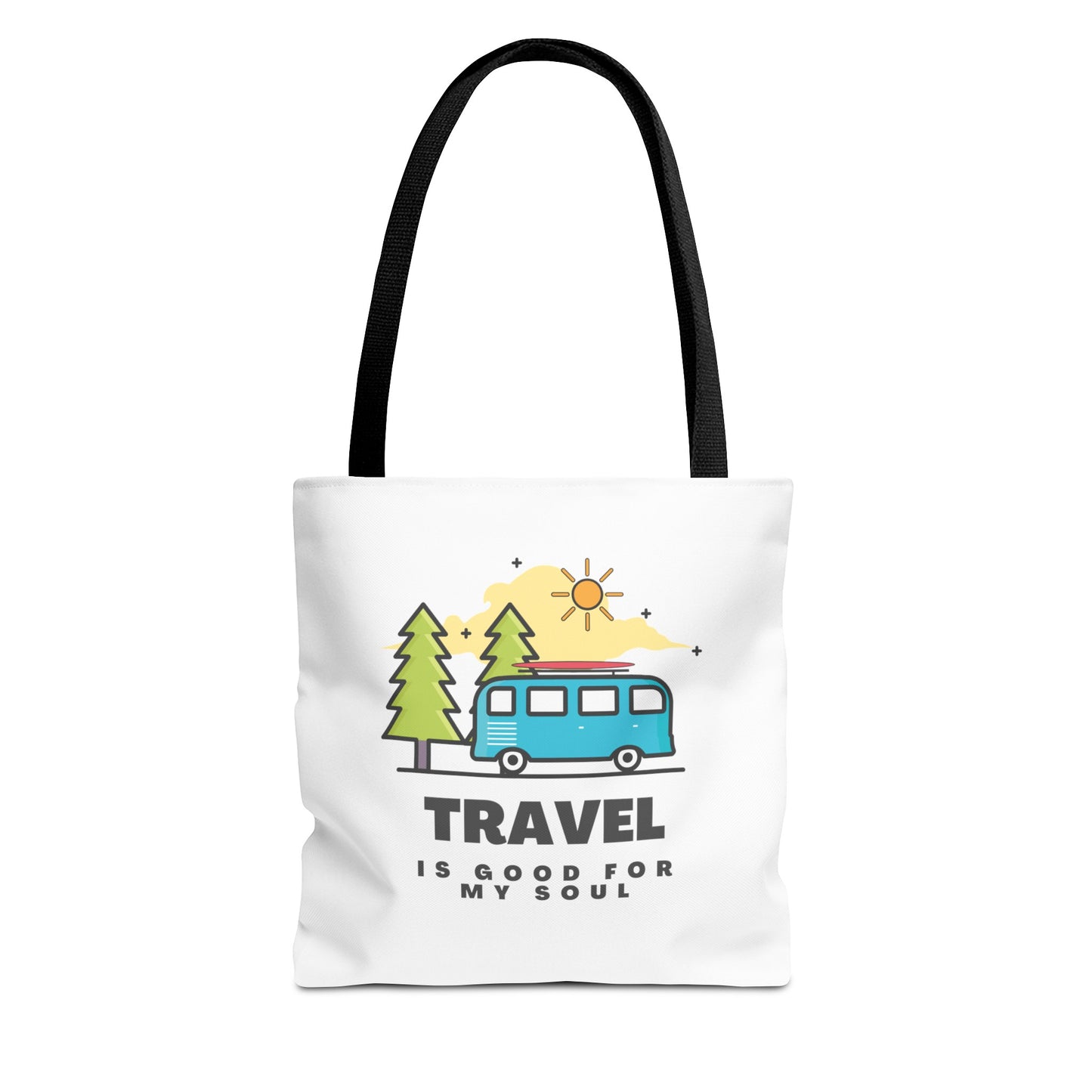 Travel is good for my soul Tote Bag (AOP)