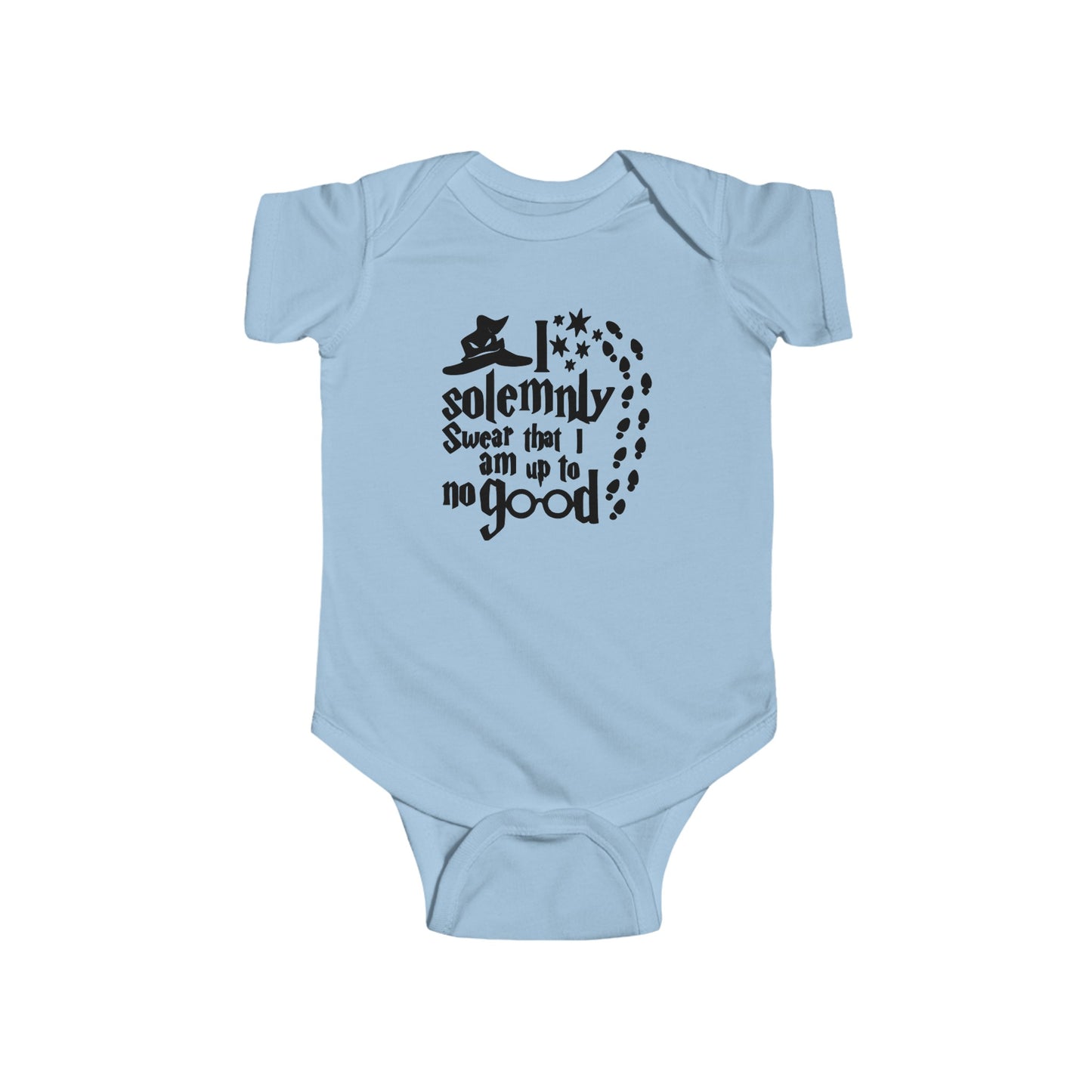 I solemnly swear i am up to no good Infant Fine Jersey Bodysuit Harry Potter Wizard Baby gift