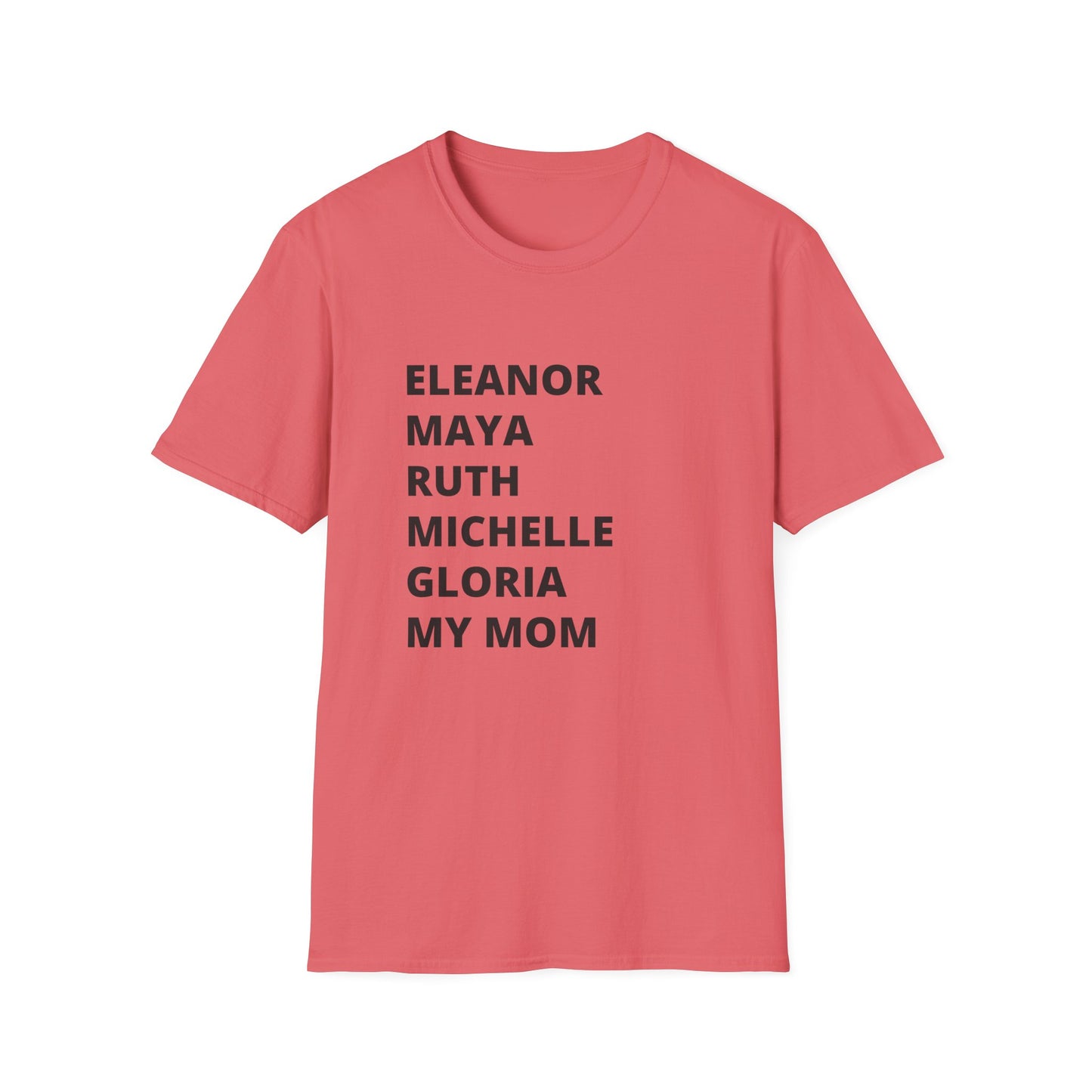 Amazing women shirt Unisex Softstyle T-Shirt eleanor rith gloria michelle my mom celebrate women