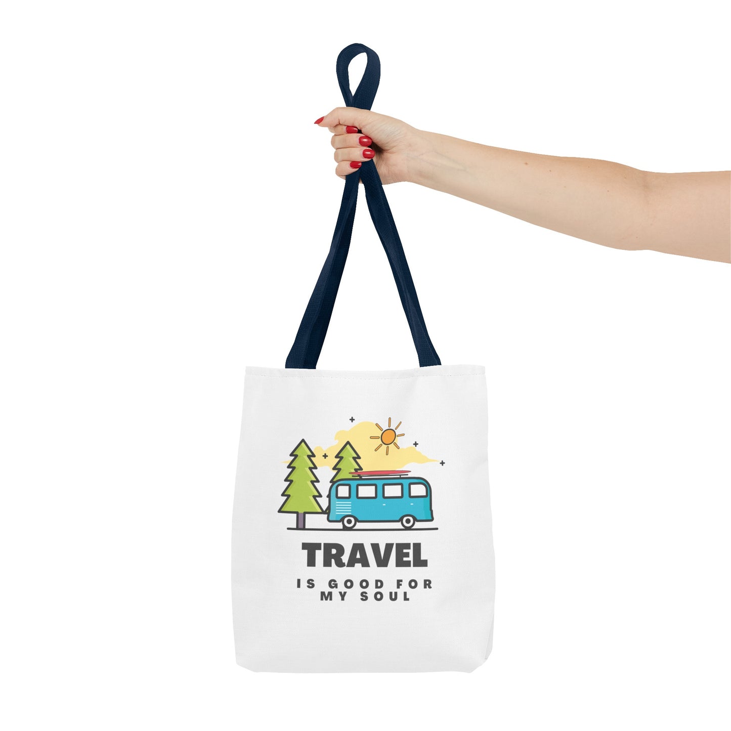 Travel is good for my soul Tote Bag (AOP)