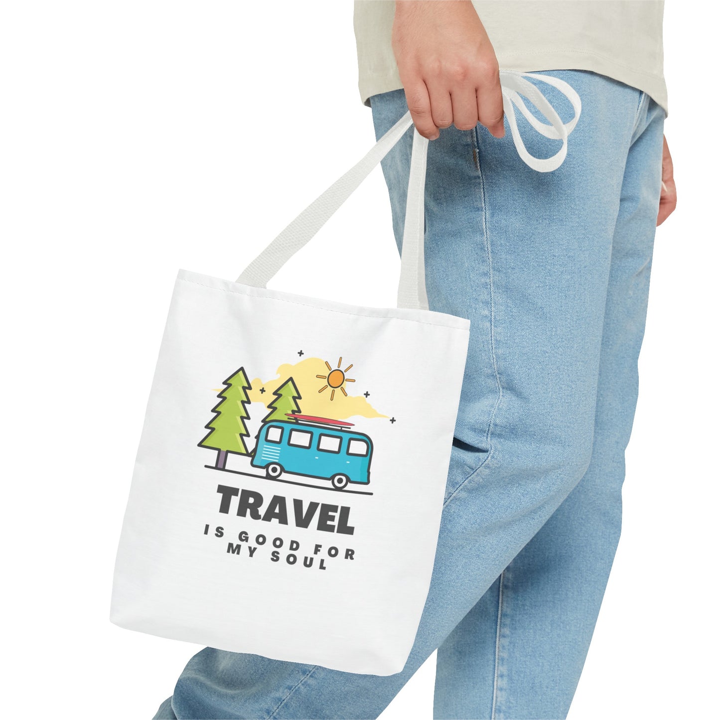 Travel is good for my soul Tote Bag (AOP)