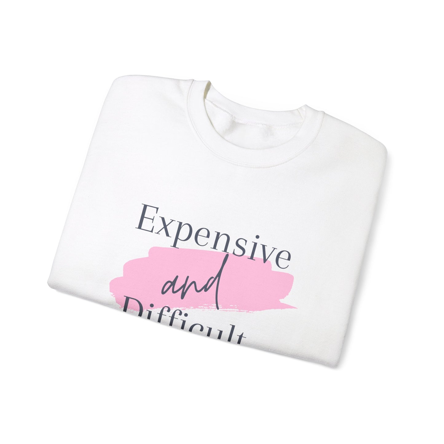 Expensive and difficult Unisex Heavy Blend™ Crewneck Sweatshirt