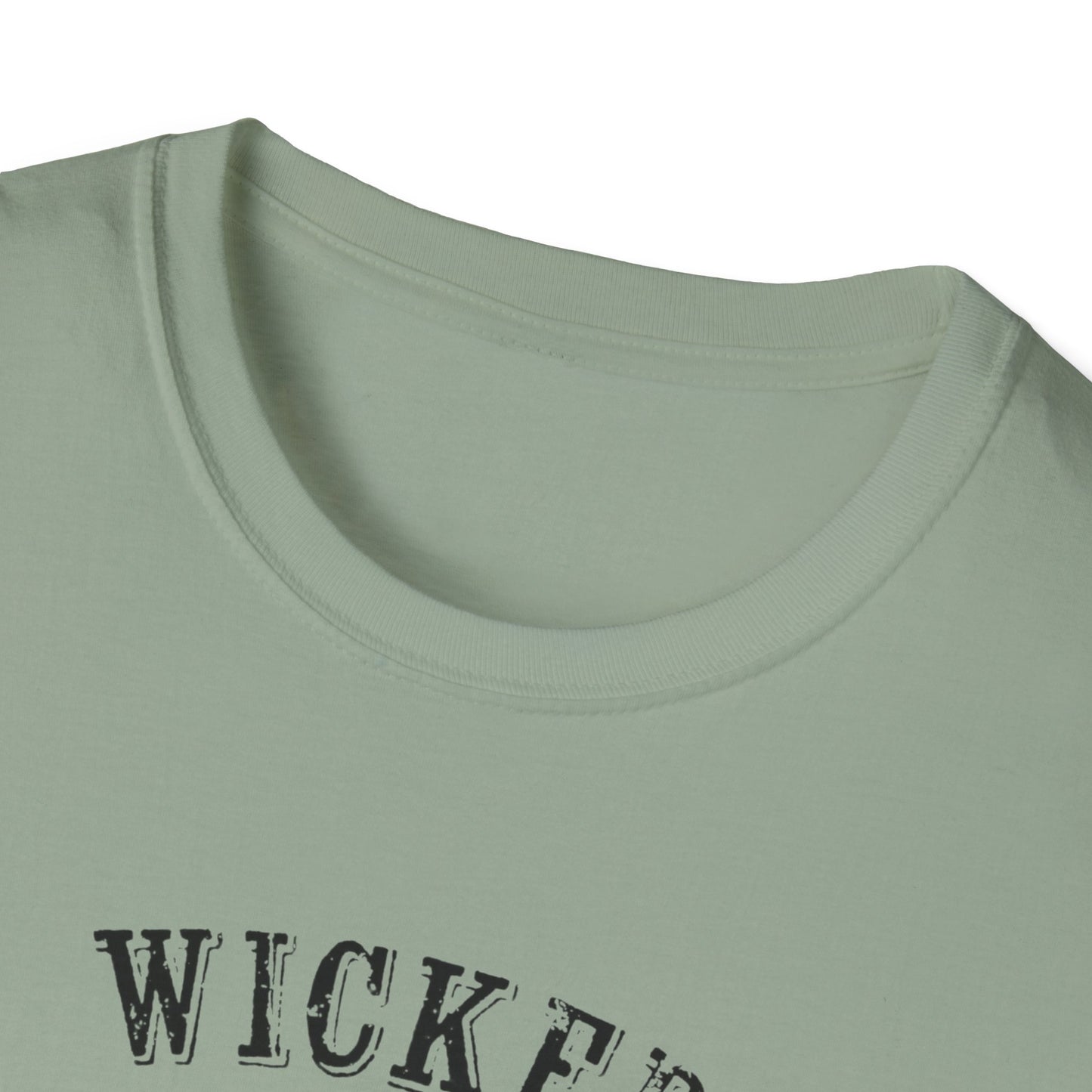 Wicked Witch cute Girly Pink Halloween Unisex Softstyle T-Shirt