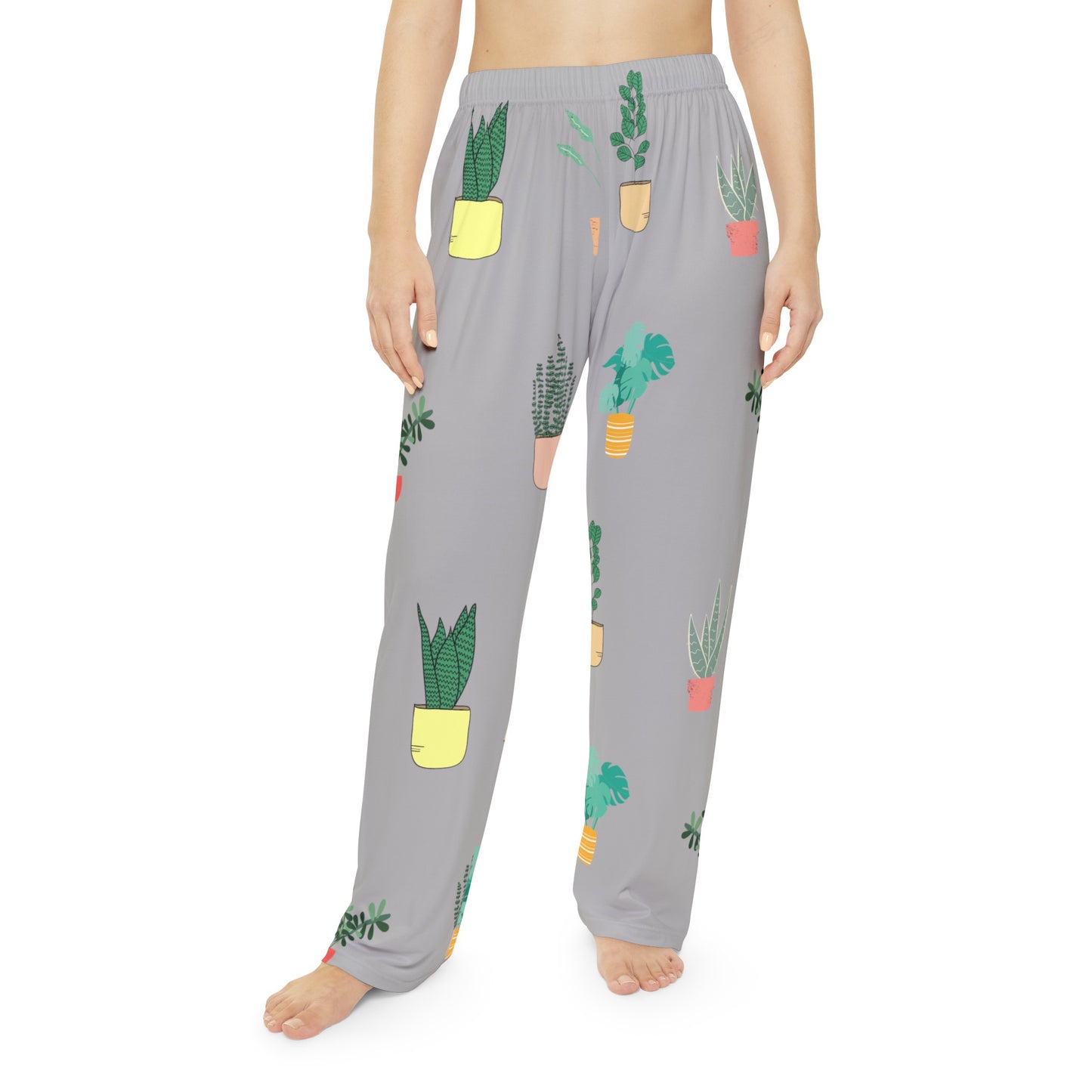 Plant love Women's Pajama Pants (AOP)