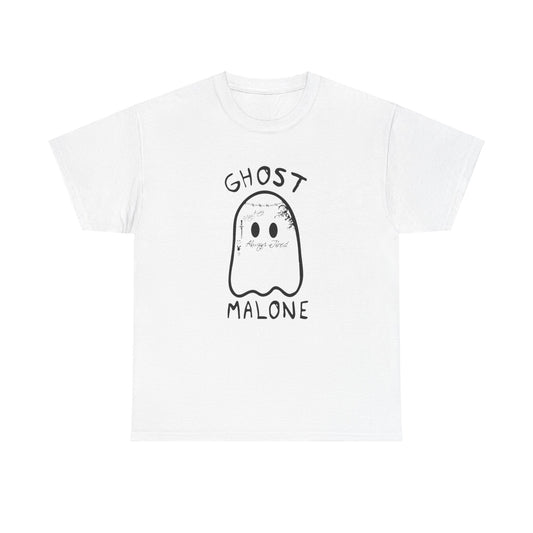 Ghost Malone Fun tattoo halloween shirt Unisex Heavy Cotton Tee