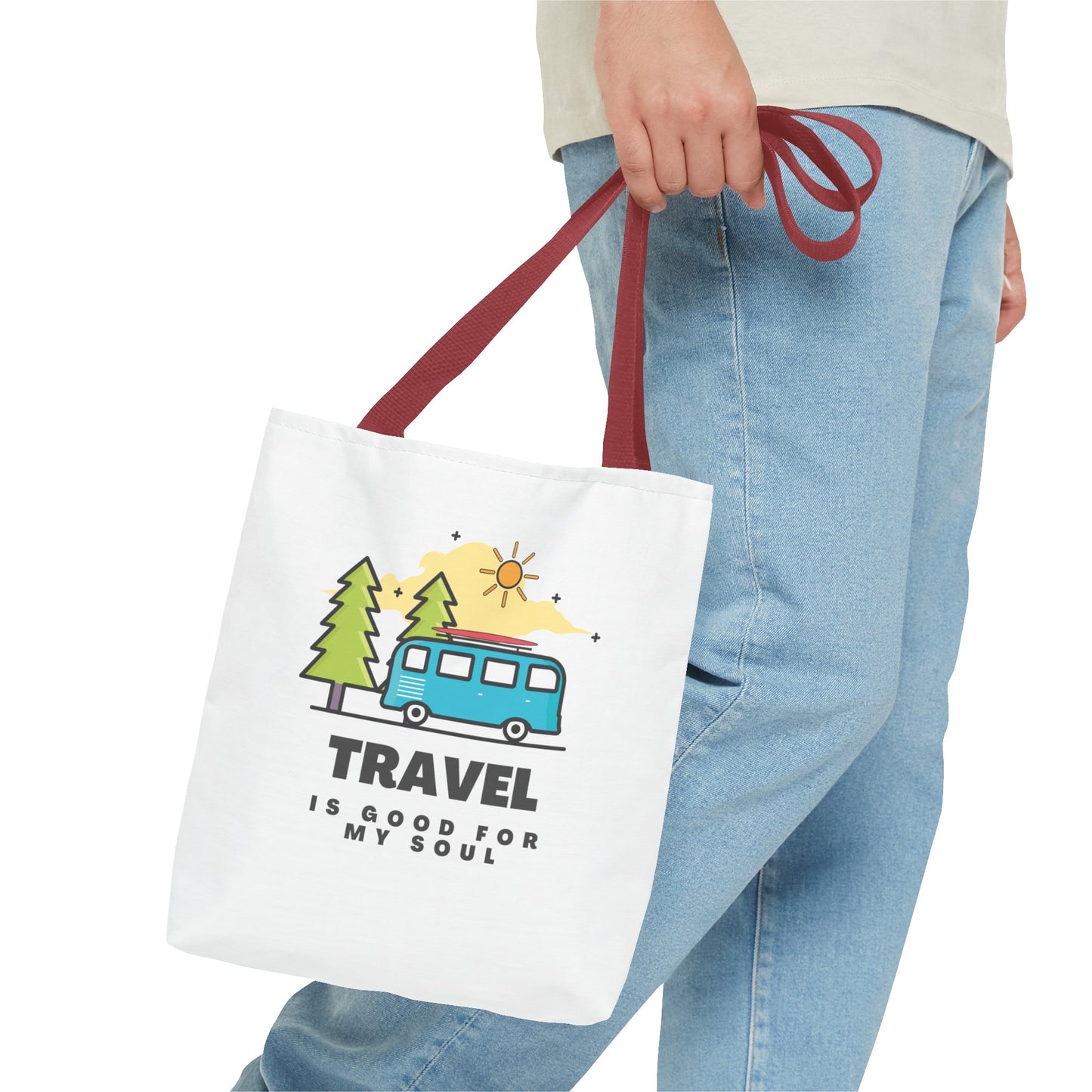 Travel is good for my soul Tote Bag (AOP)