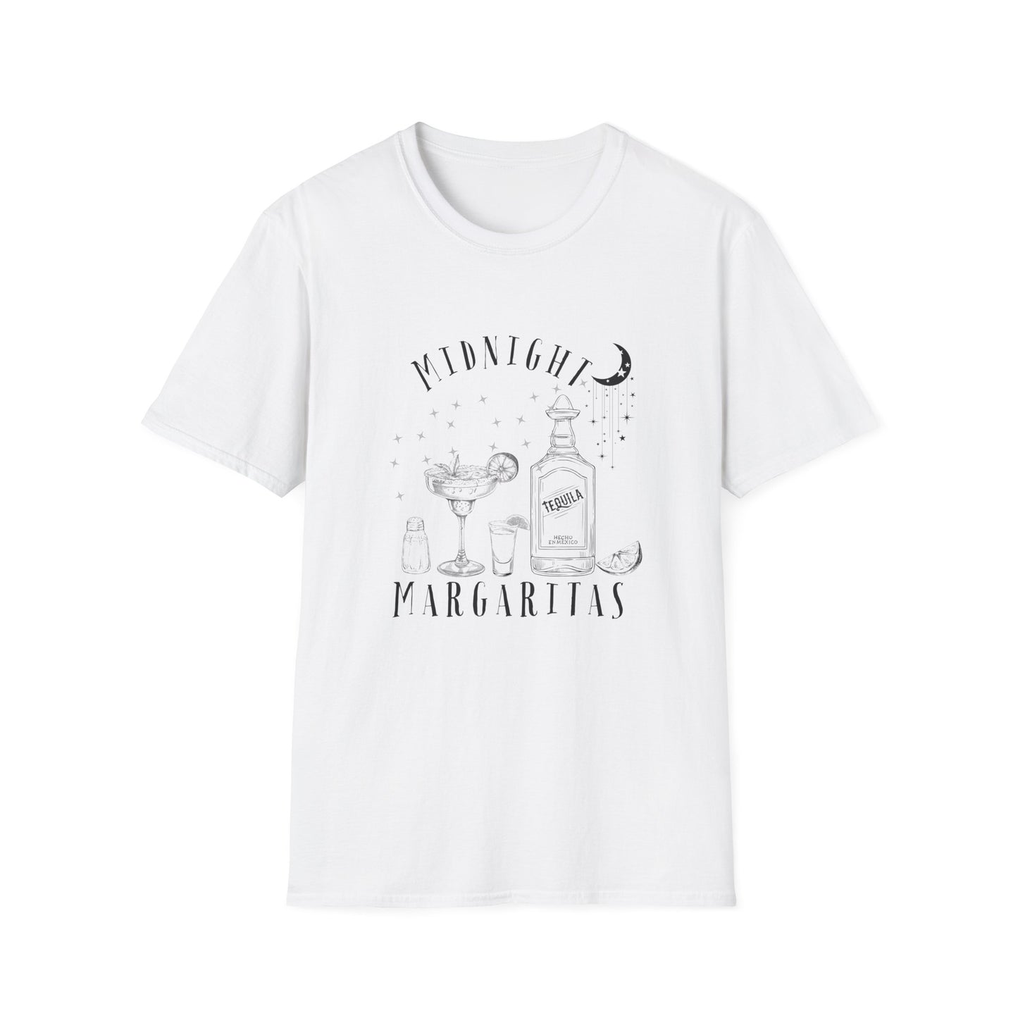 Midnight Margaritas Magic Tequila Unisex Softstyle T-Shirt