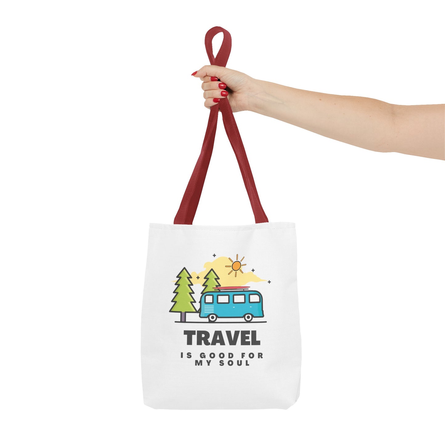 Travel is good for my soul Tote Bag (AOP)