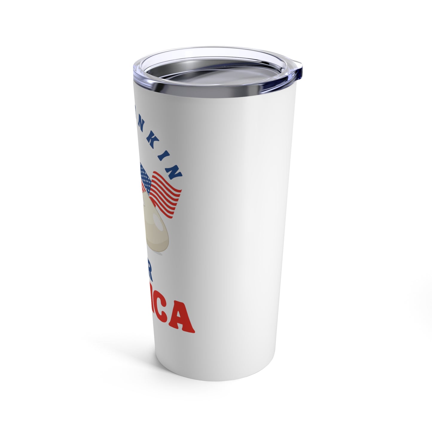 Day drinkin for 'merica funny patriotic eagle Tumbler 20oz