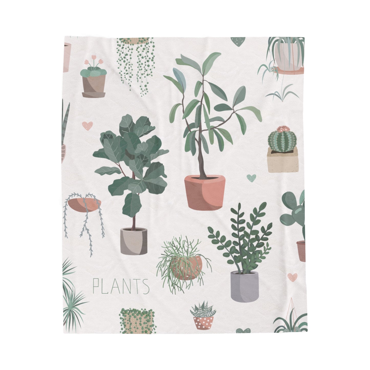 Plant lover Velveteen Plush Blanket