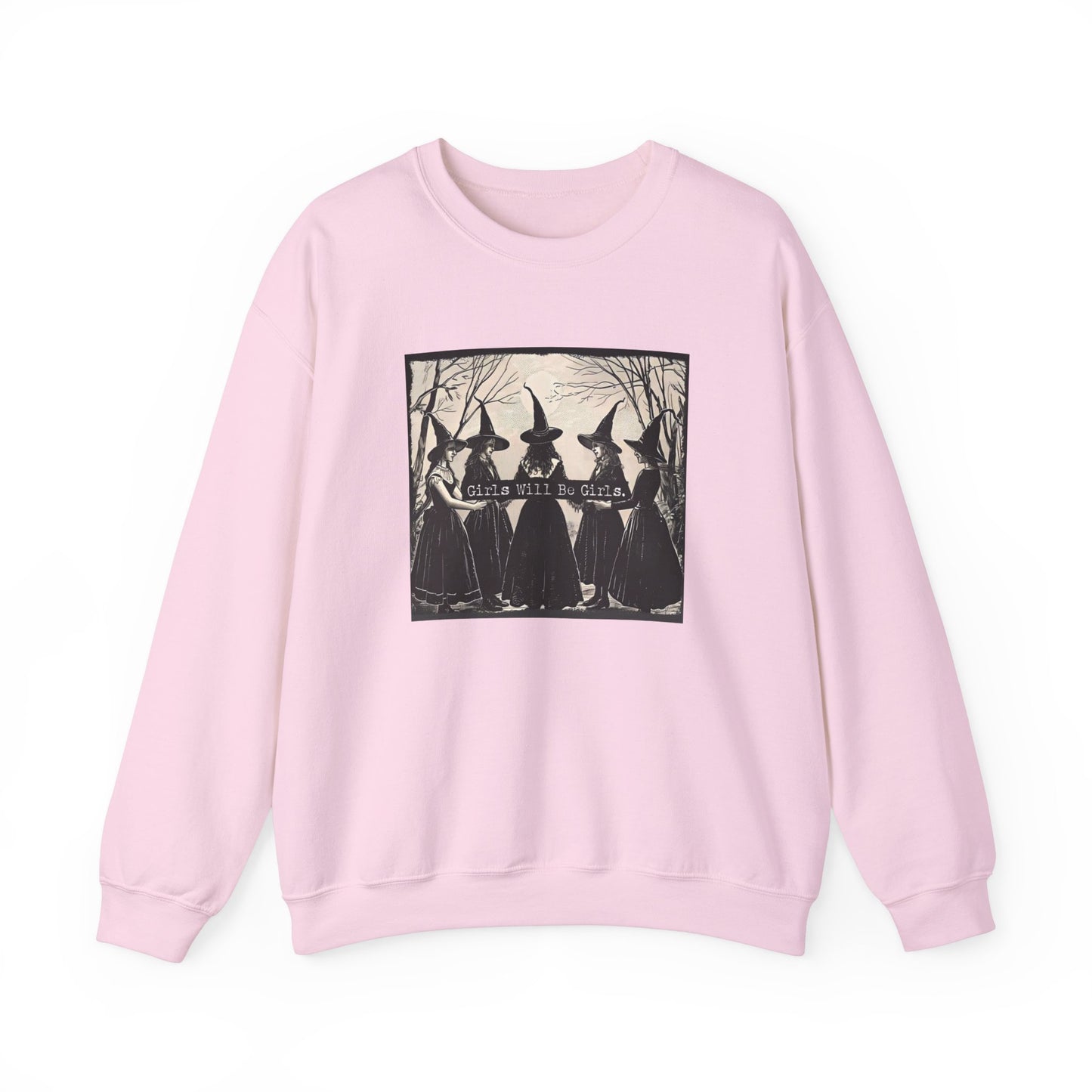 Dark witch covenant girls will be girls halloween witches Unisex Heavy Blend™ Crewneck Sweatshirt gift for her