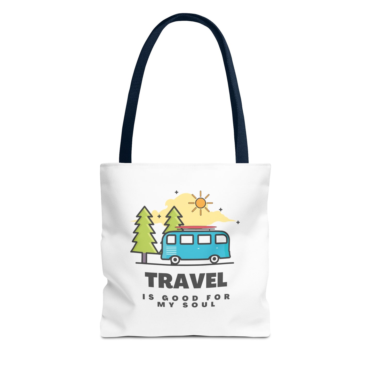 Travel is good for my soul Tote Bag (AOP)