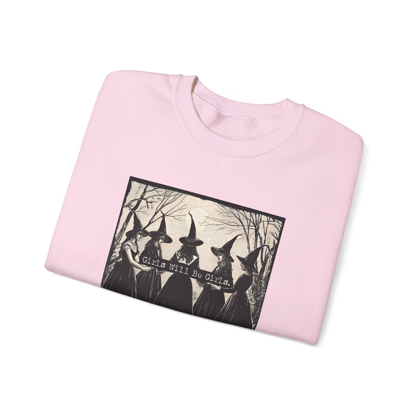 Dark witch covenant girls will be girls halloween witches Unisex Heavy Blend™ Crewneck Sweatshirt gift for her