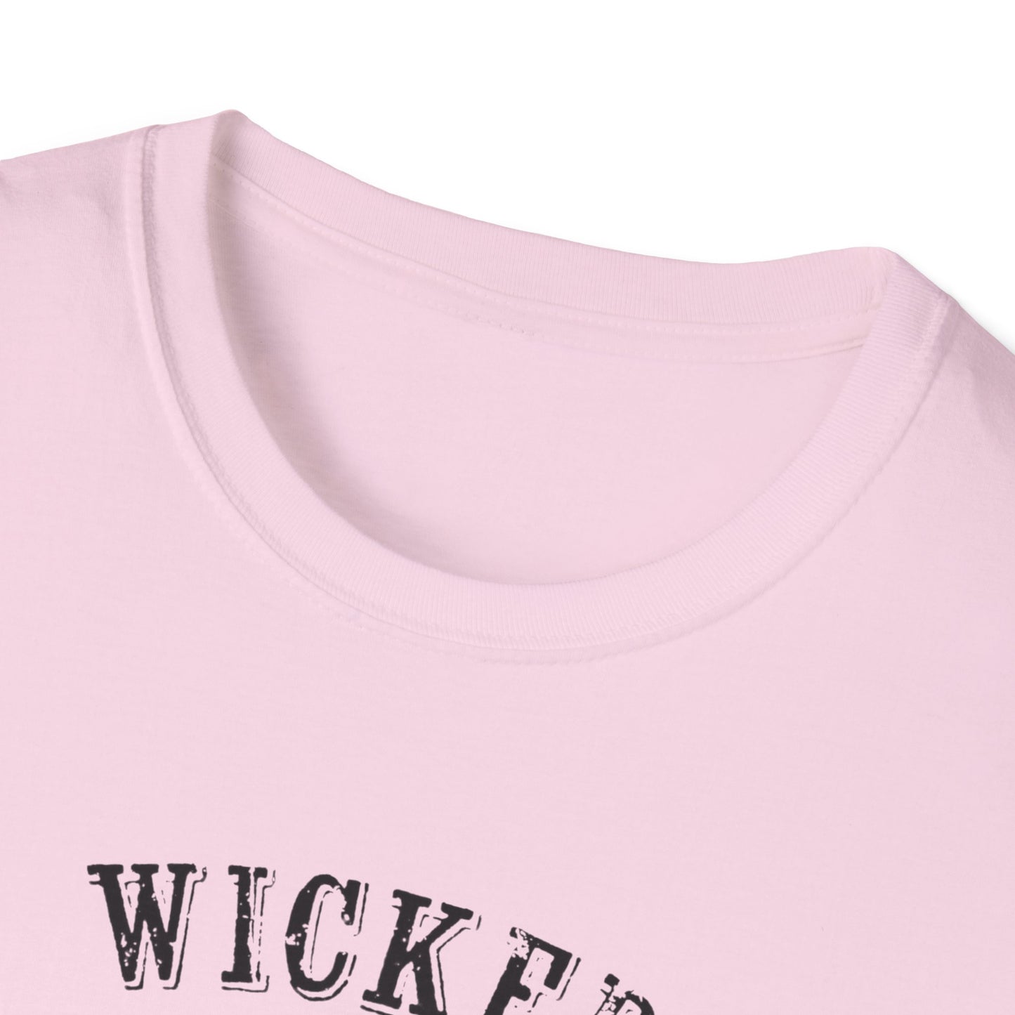 Wicked Witch cute Girly Pink Halloween Unisex Softstyle T-Shirt