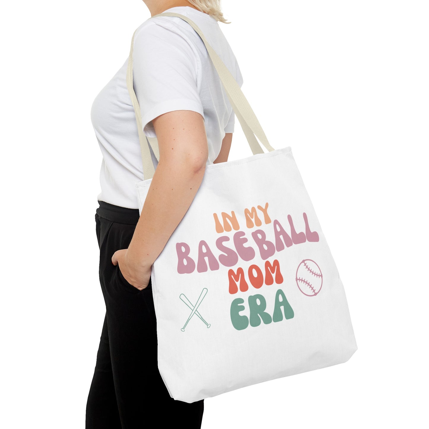 In my baseball mom Era Tote Bag (AOP) Mother's Day gift for her