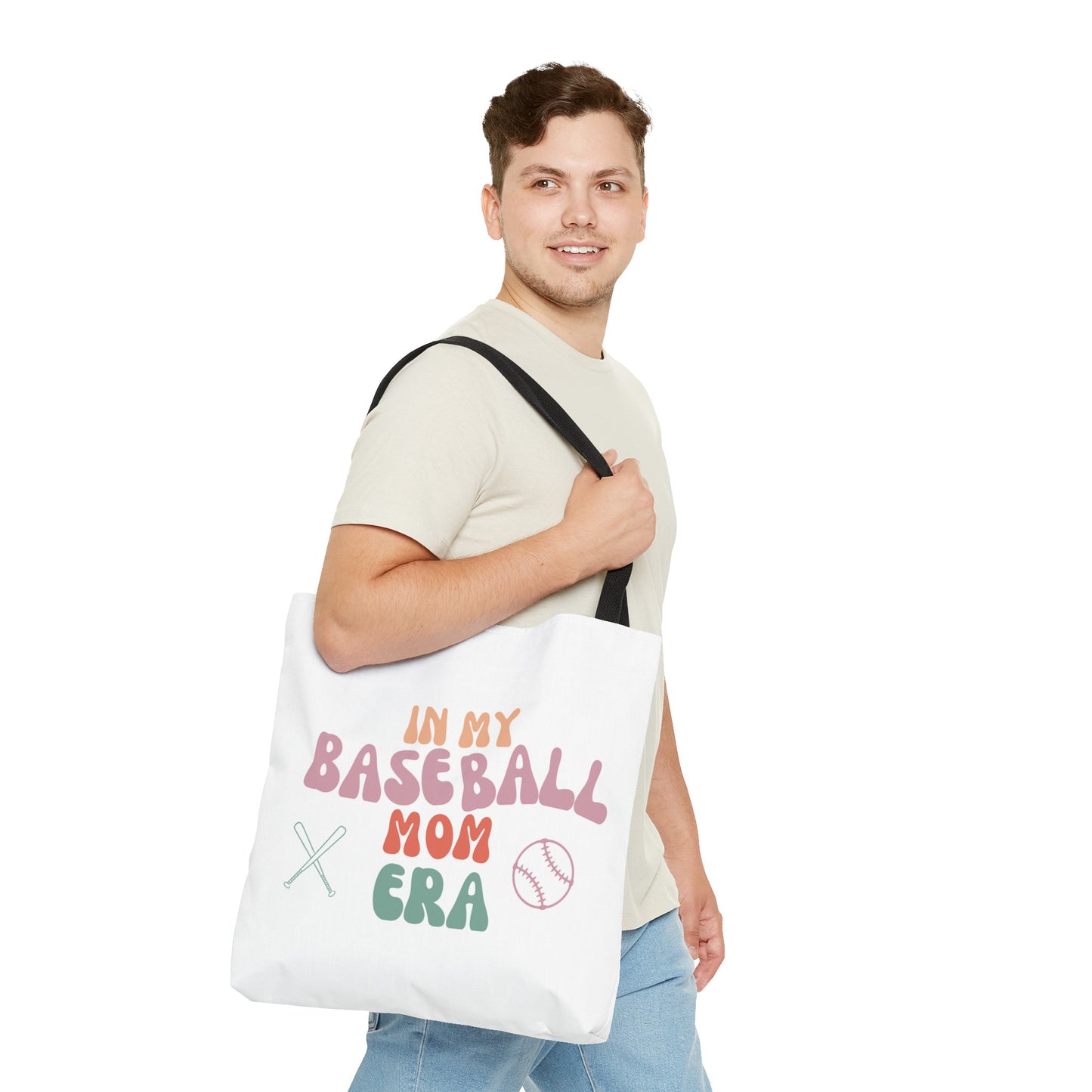 In my baseball mom Era Tote Bag (AOP) Mother's Day gift for her