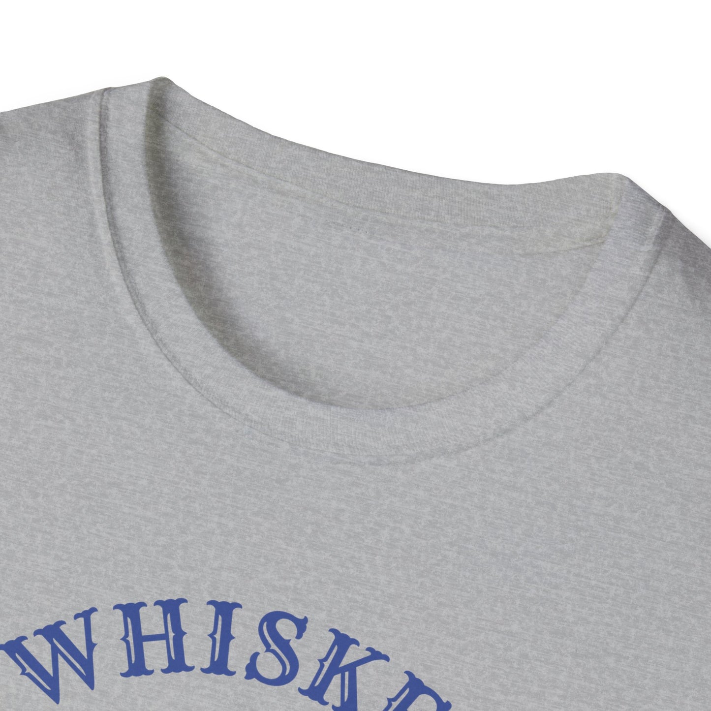 Whiskey makes me friskey Cowgirl goth fun Unisex Softstyle T-Shirt