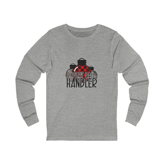 Expert ball handler, funny christmas shirt, adult humor, ornament Unisex Jersey Long Sleeve Tee