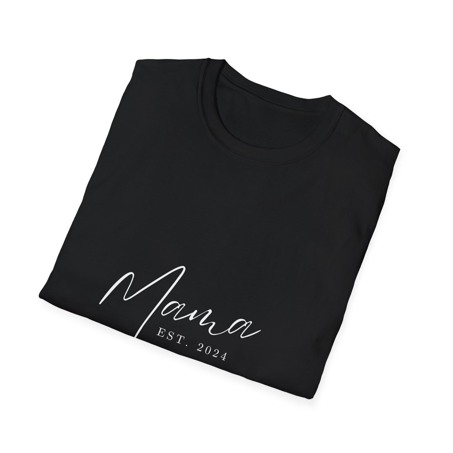 New Mama Tshirt established 2024 New mom gift