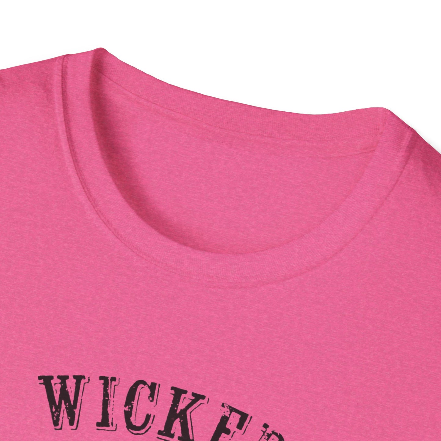 Wicked Witch cute Girly Pink Halloween Unisex Softstyle T-Shirt