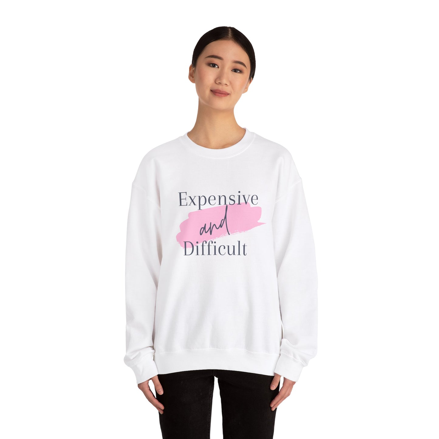 Expensive and difficult Unisex Heavy Blend™ Crewneck Sweatshirt