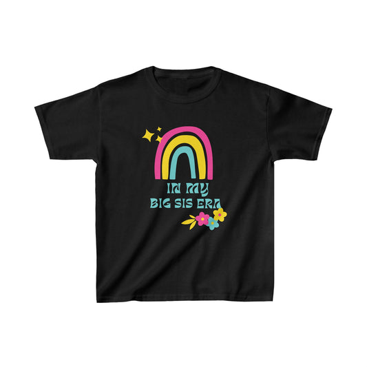 In my big sis era rainbow Kids Heavy Cotton™ Tee sister shirt