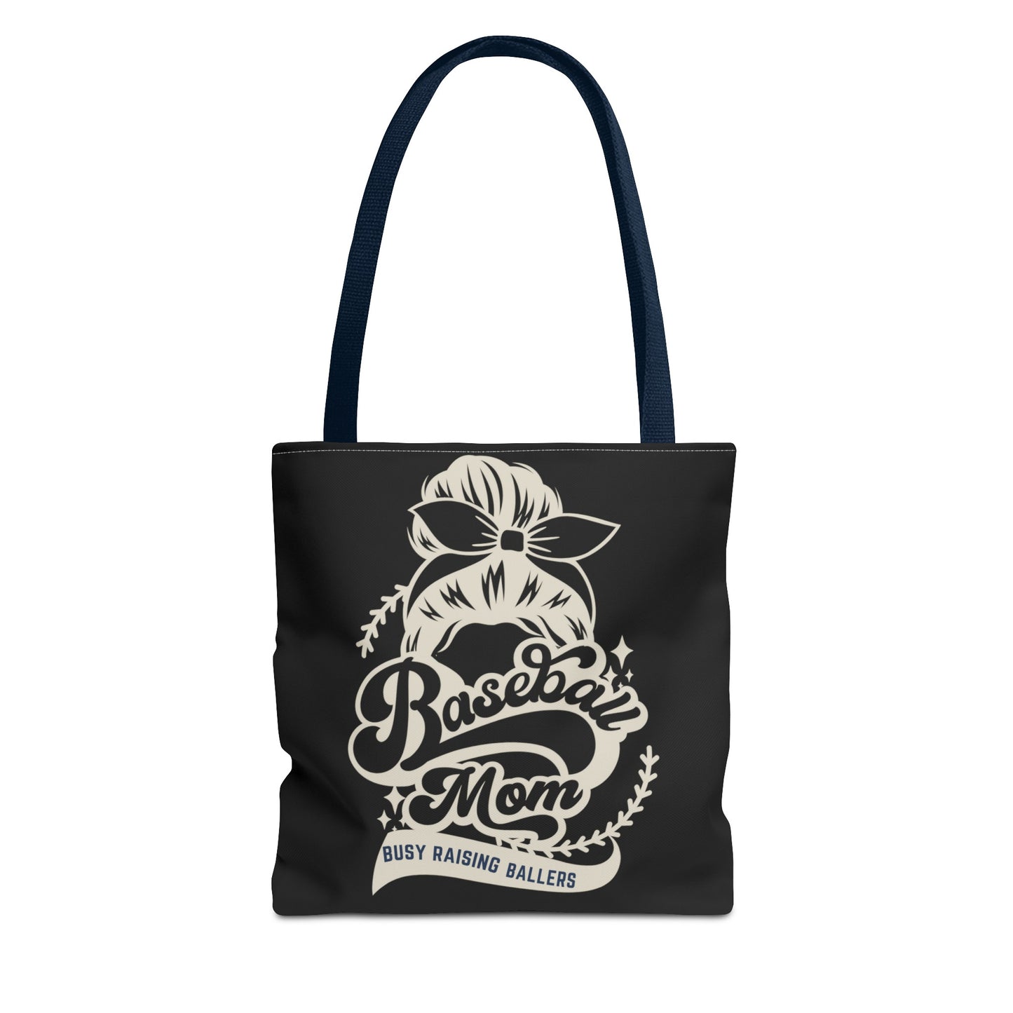 Baseball Mom Busy Raising ballers fun Tote Bag (AOP)