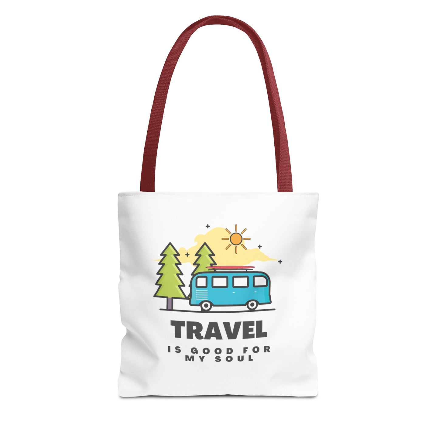 Travel is good for my soul Tote Bag (AOP)