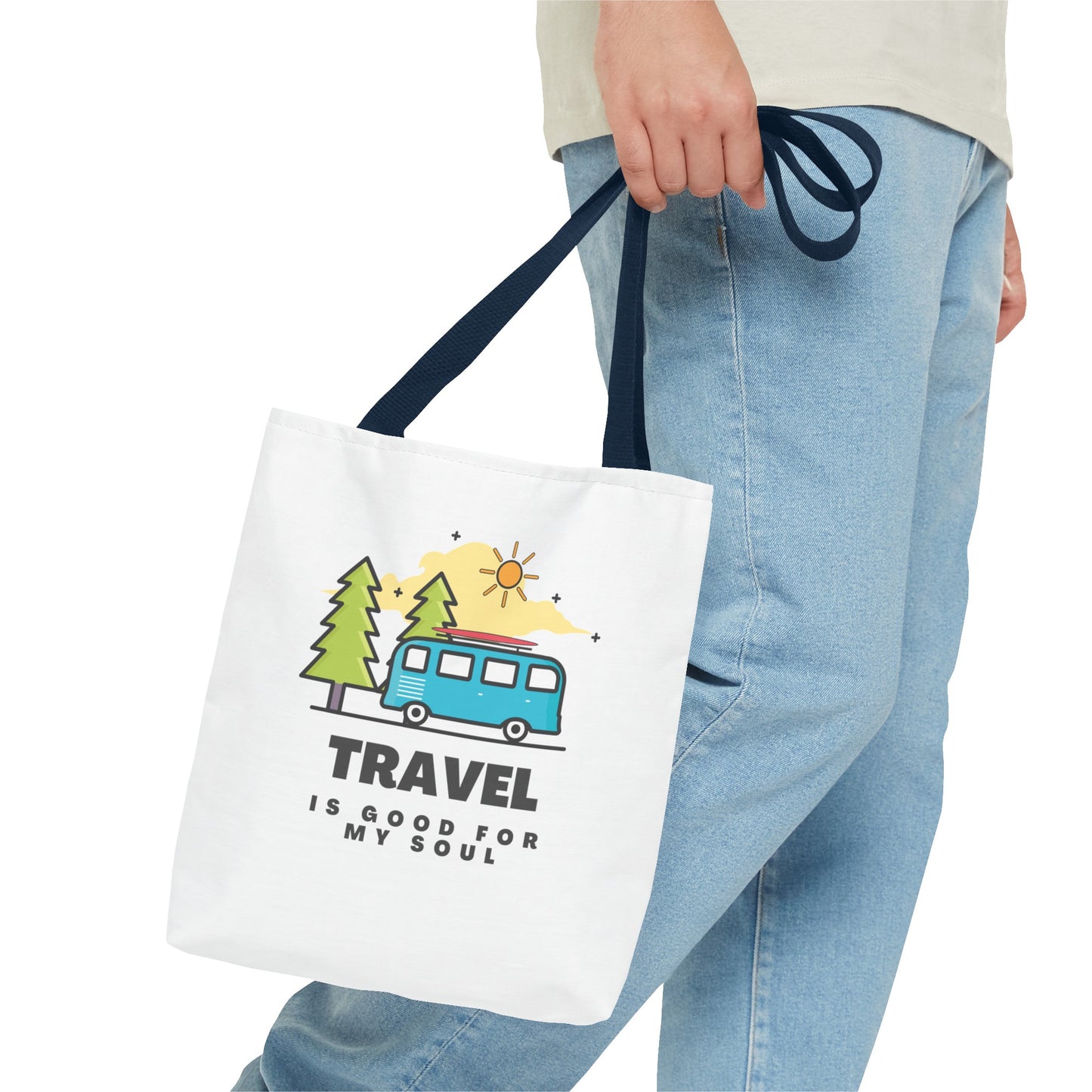 Travel is good for my soul Tote Bag (AOP)