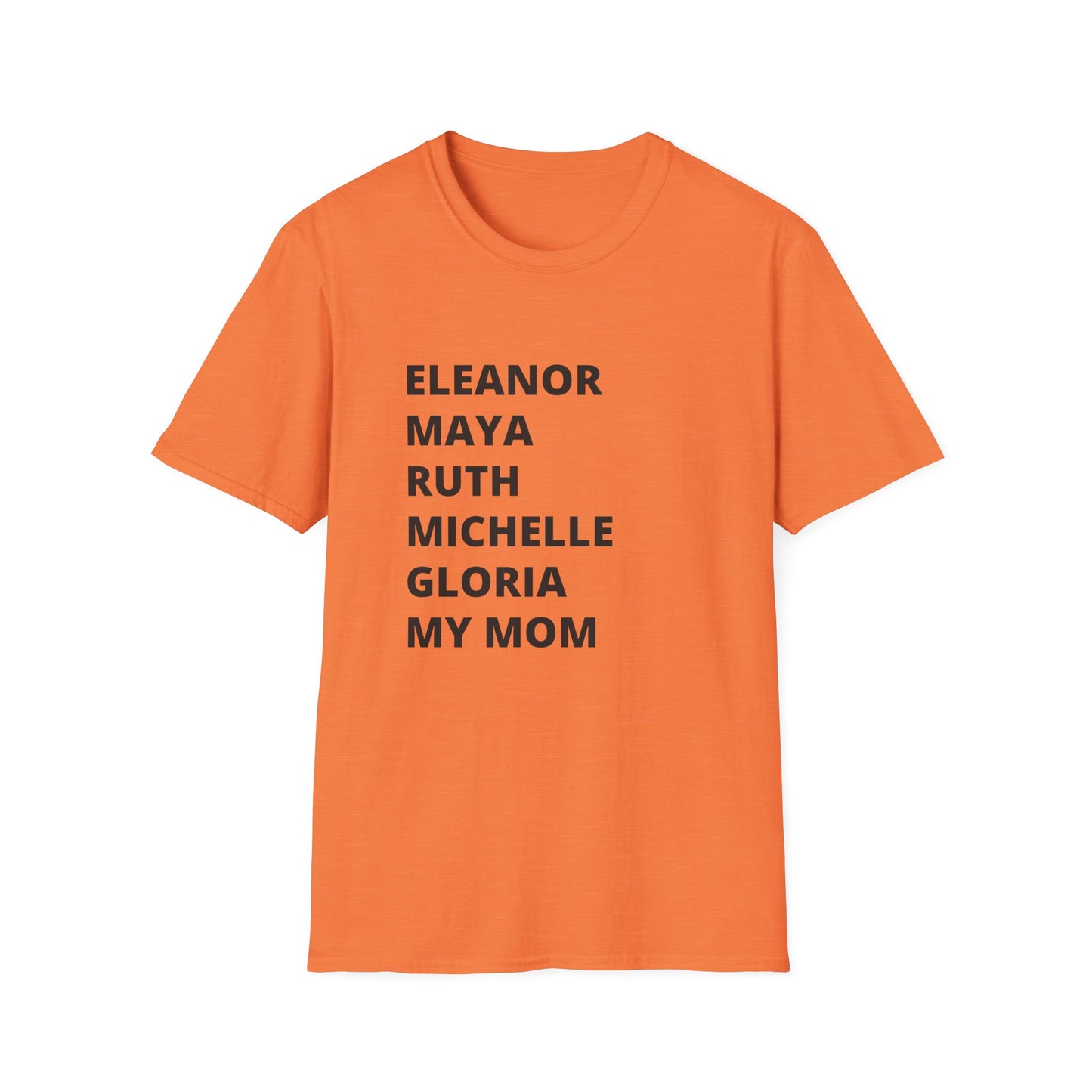 Amazing women shirt Unisex Softstyle T-Shirt eleanor rith gloria michelle my mom celebrate women