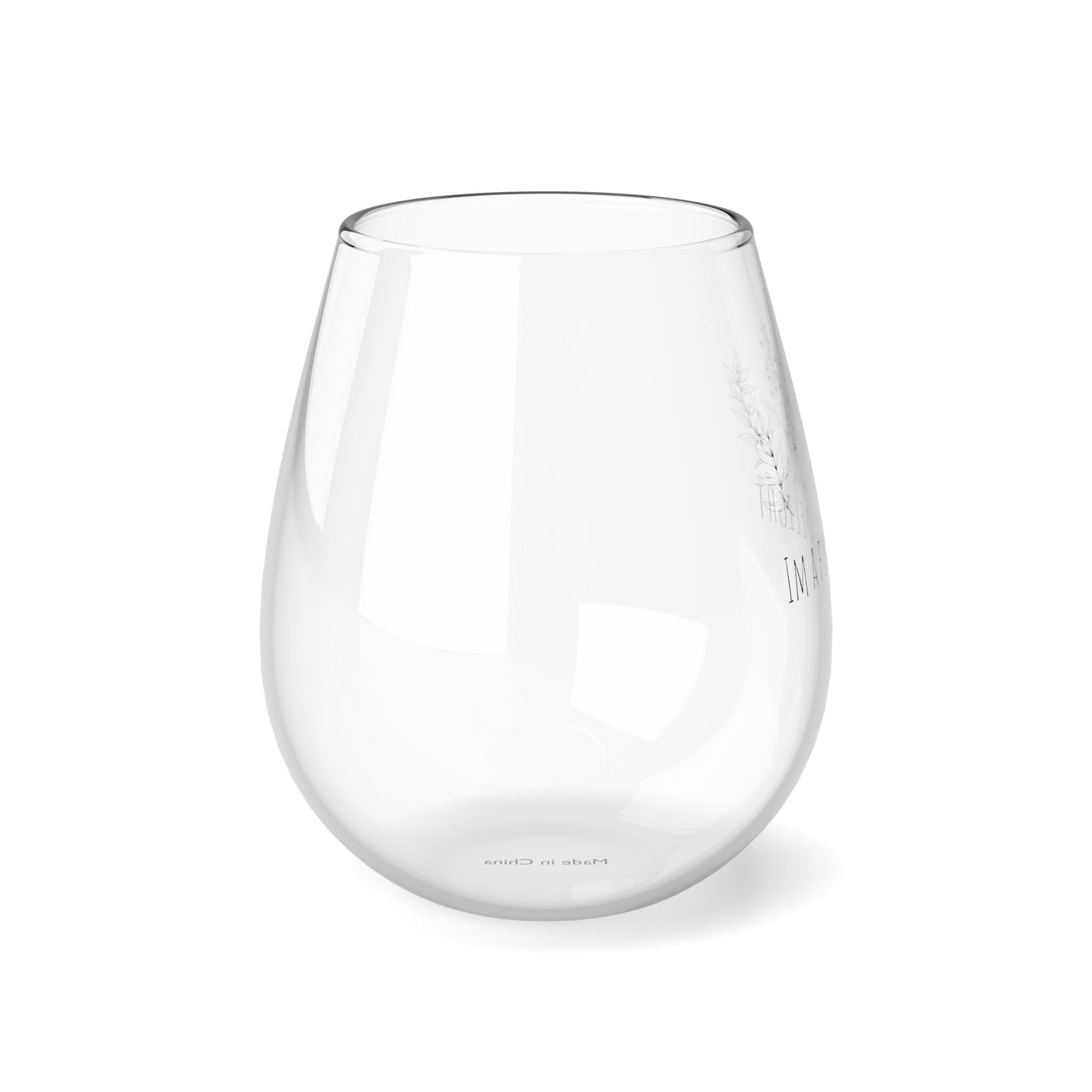 Wildflower Im a Fu*king Delight funny Stemless Wine Glass, 11.75oz Great Gift!!