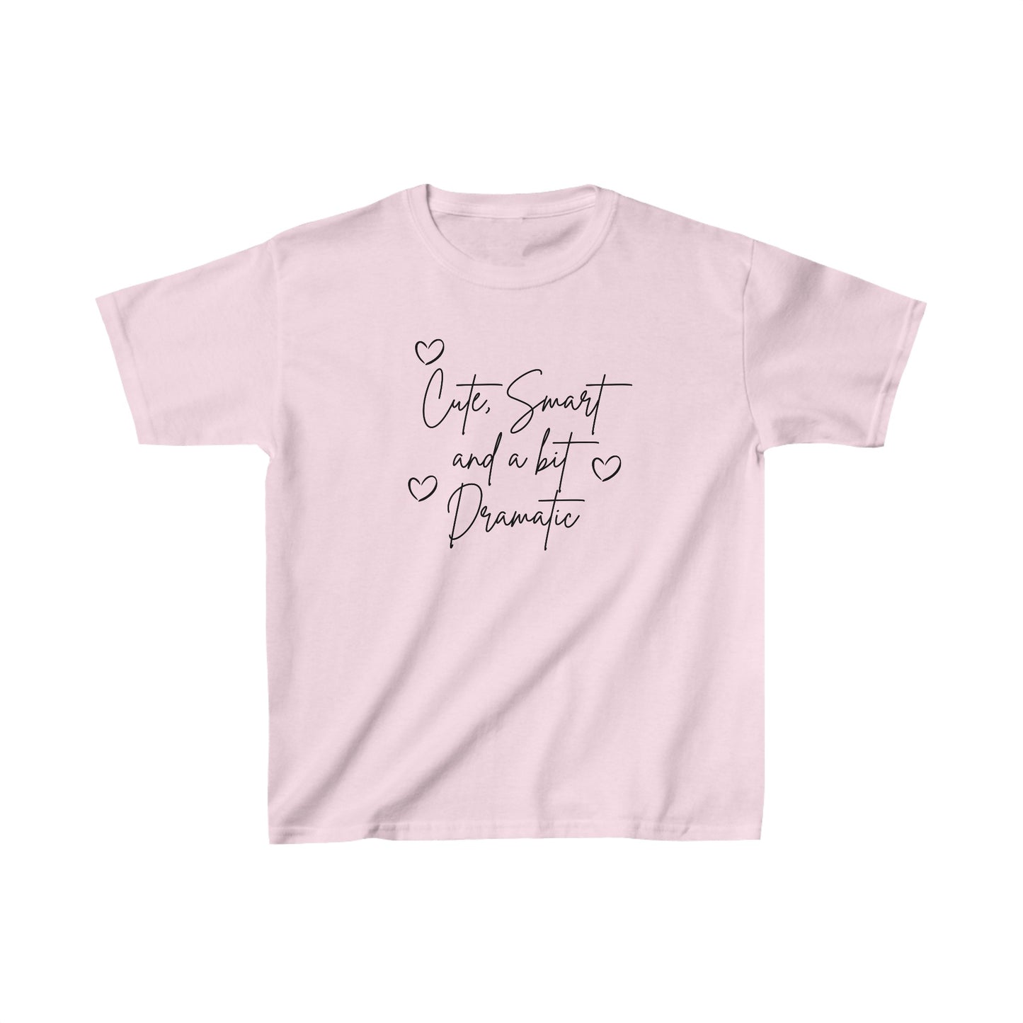 Cute smart and a bit dramatic heart Kids Heavy Cotton™ Tee