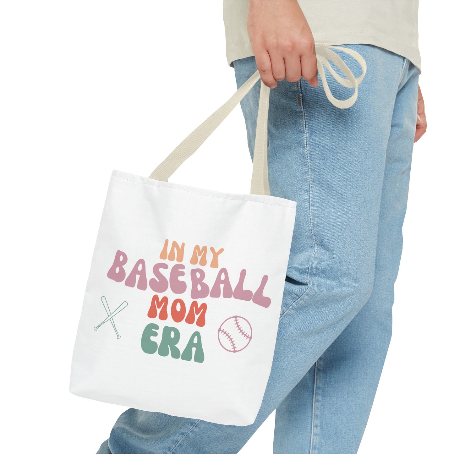 In my baseball mom Era Tote Bag (AOP) Mother's Day gift for her