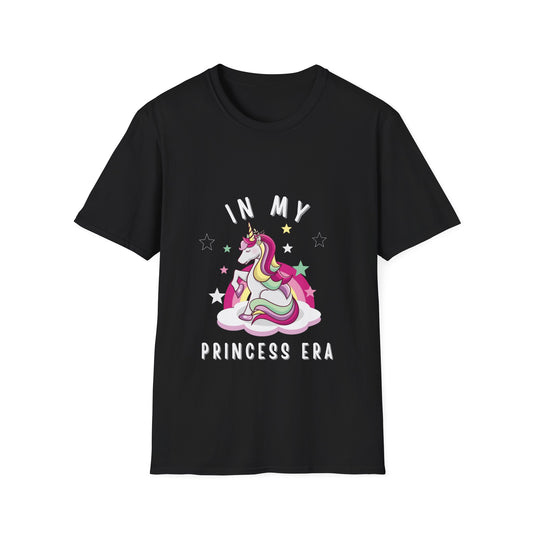 In my Princess Era Unicorn Rainbow Unisex Softstyle T-Shirt