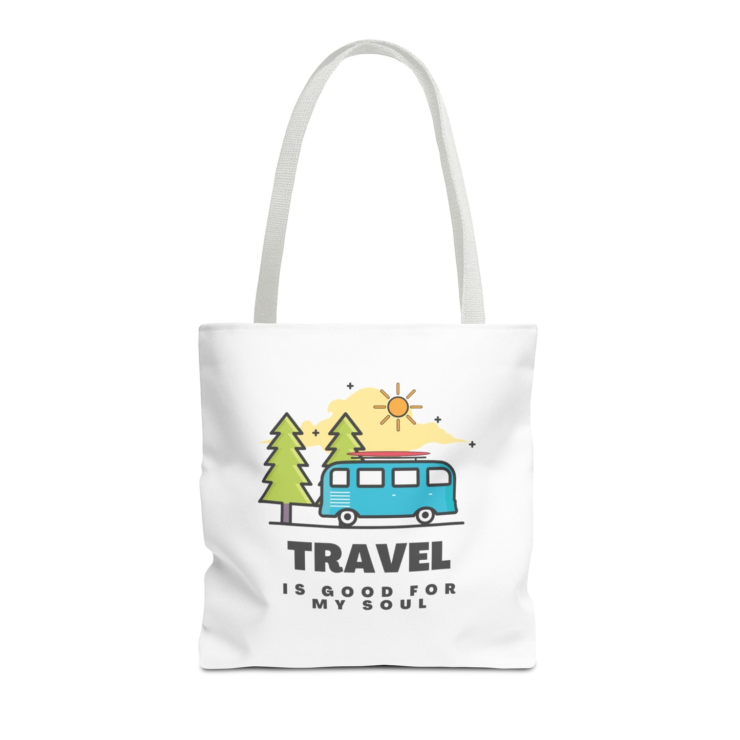 Travel is good for my soul Tote Bag (AOP)