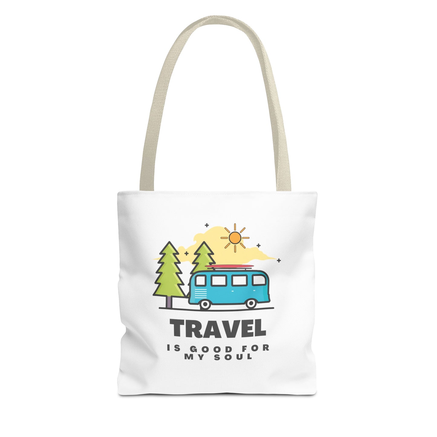 Travel is good for my soul Tote Bag (AOP)