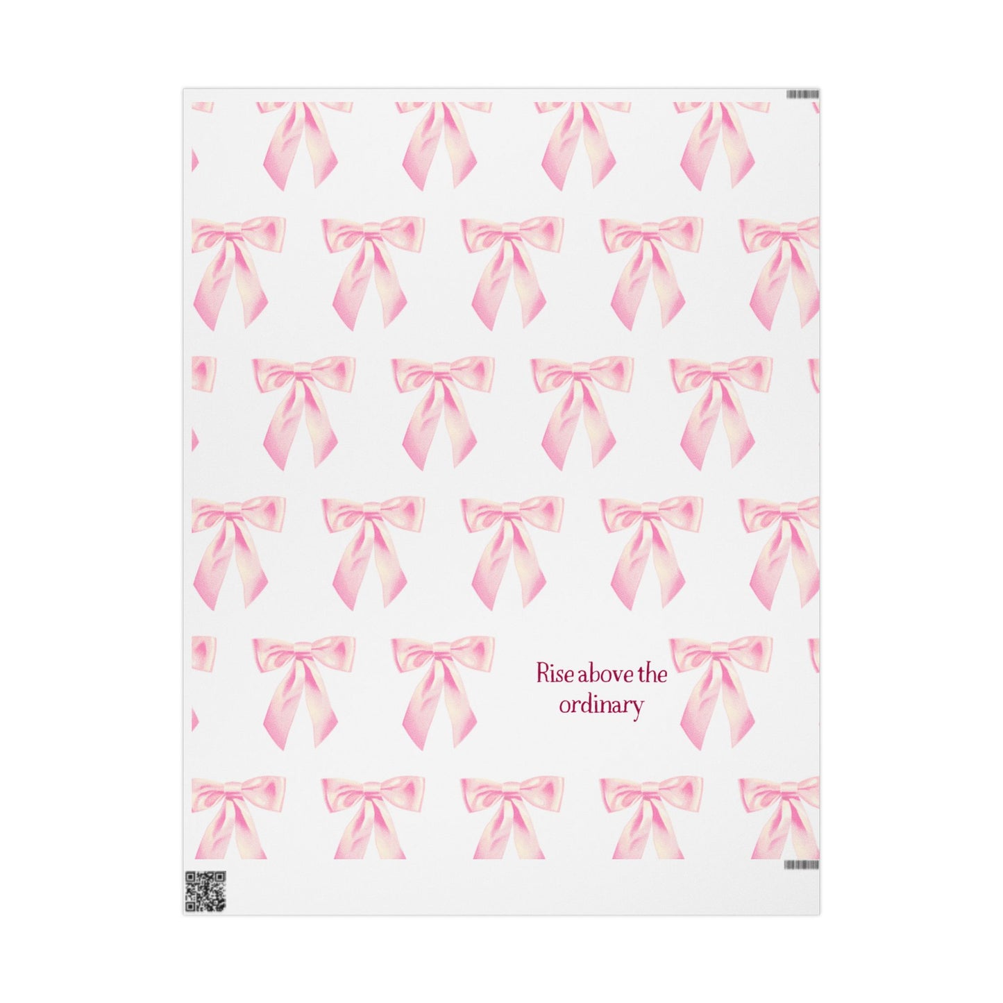 Pink Bow Coquette Girly Gift Wrapping Papers Holiday