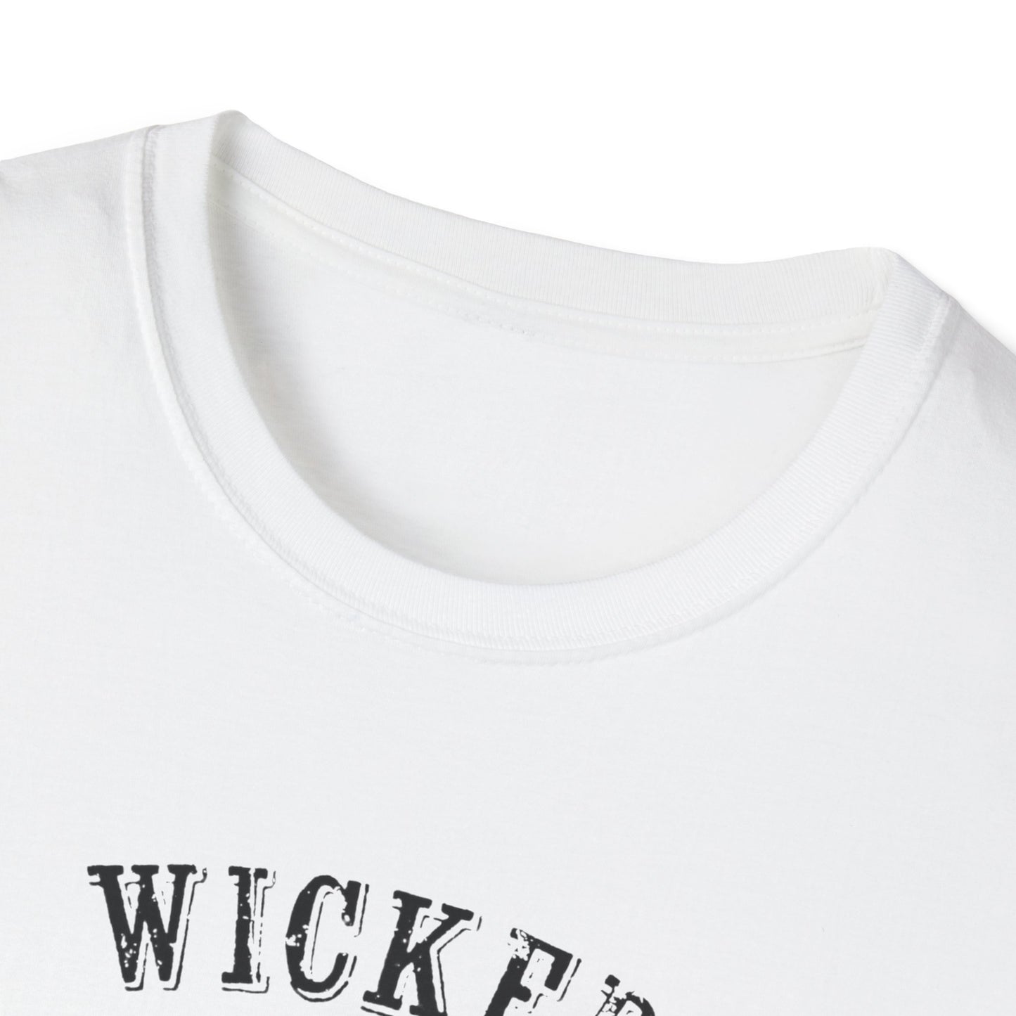 Wicked Witch cute Girly Pink Halloween Unisex Softstyle T-Shirt