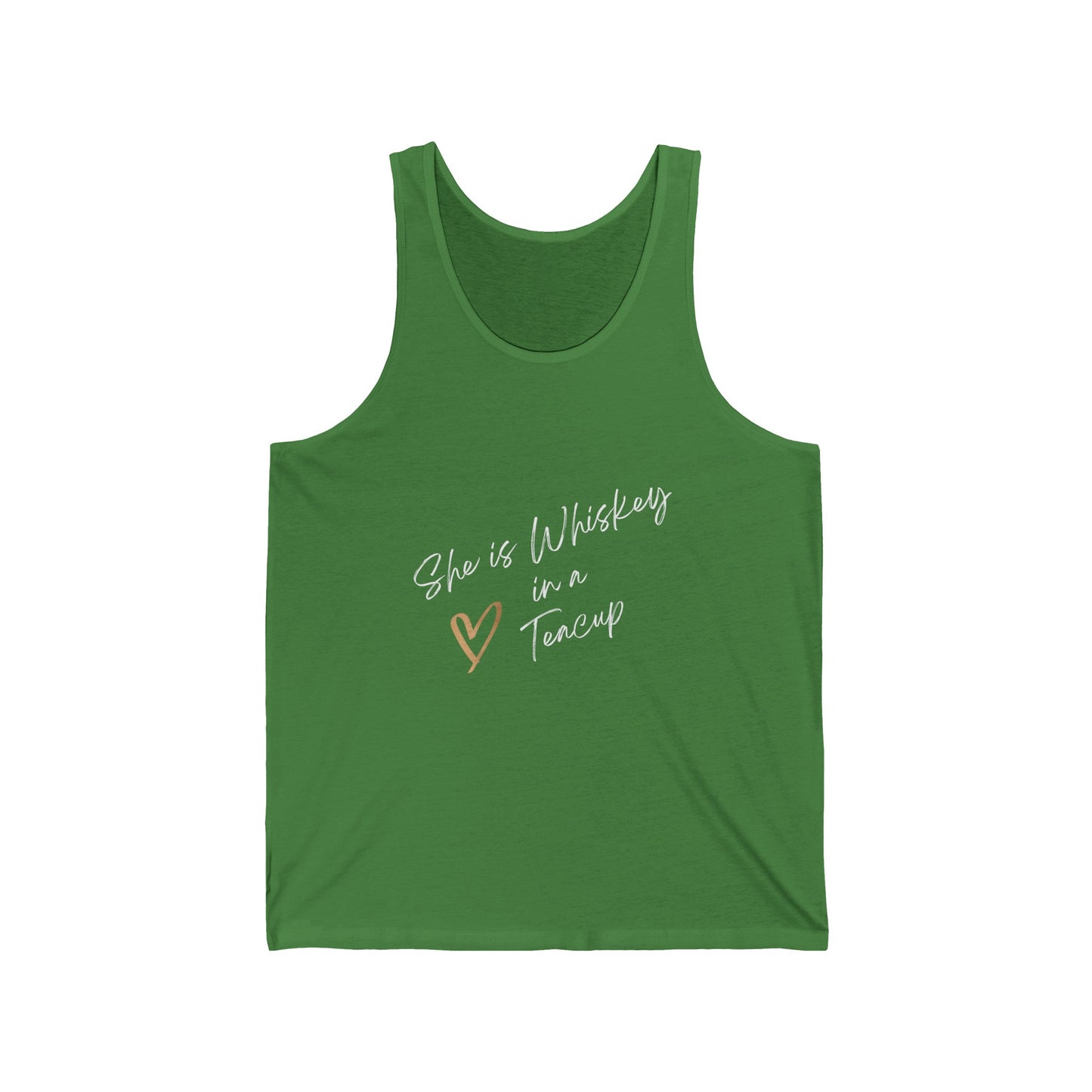 She is whiskey in a teacup Unisex Jersey Tank