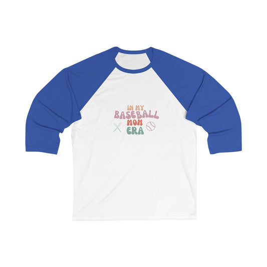 Baseball Mom Era  3\4 Sleeve Baseball Tee