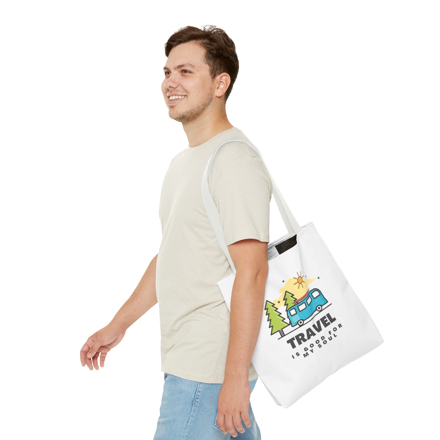 Travel is good for my soul Tote Bag (AOP)