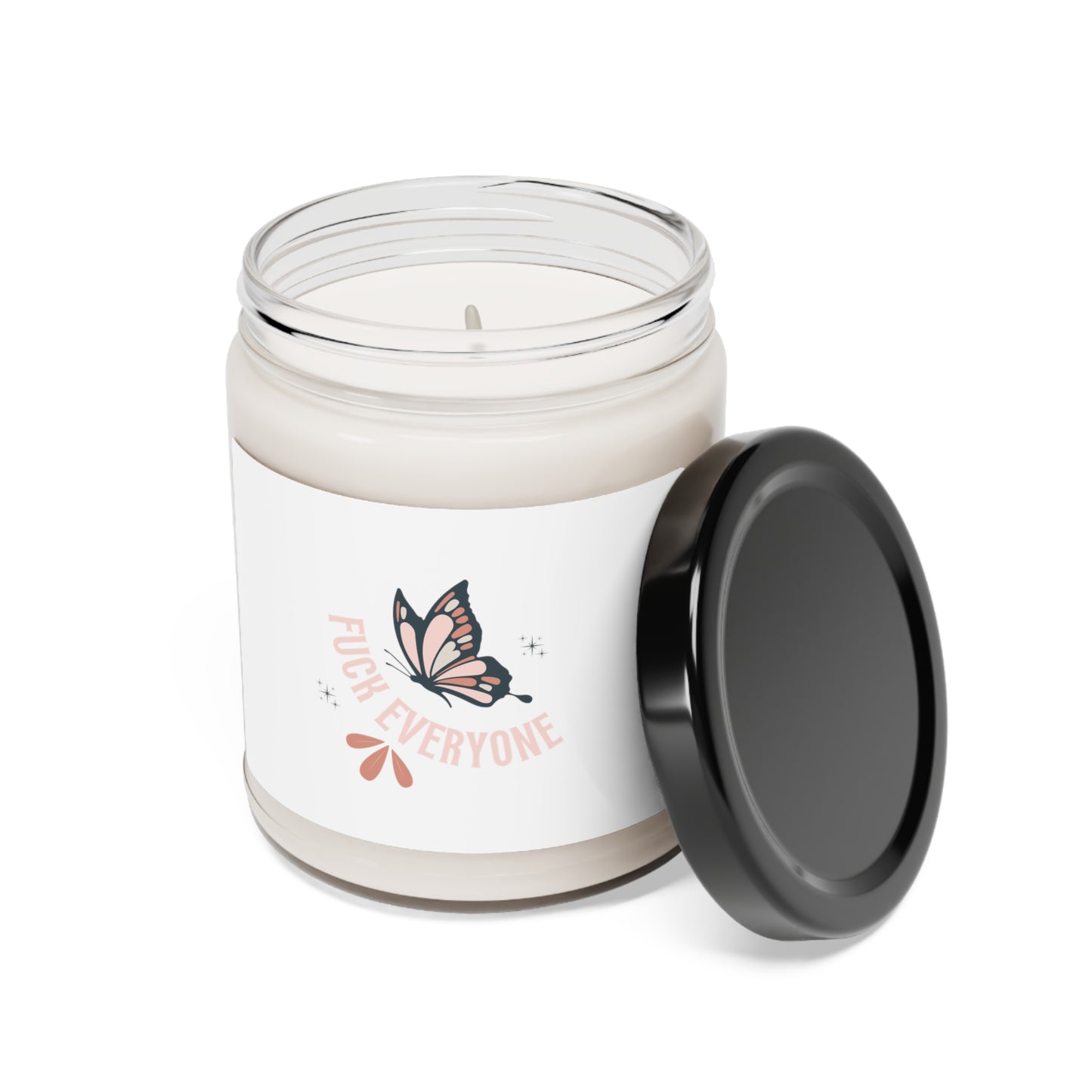 Fuck Everyone Butterfly Scented Soy Candle, 9oz