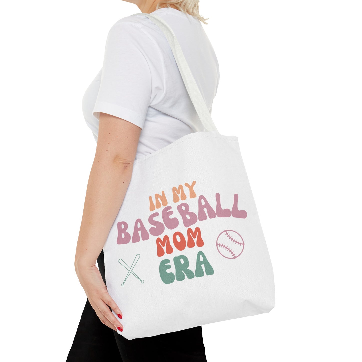 In my baseball mom Era Tote Bag (AOP) Mother's Day gift for her